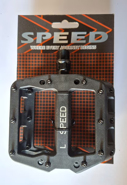 Speed Bicycle Platform Pedal Composite 9/16" Black
