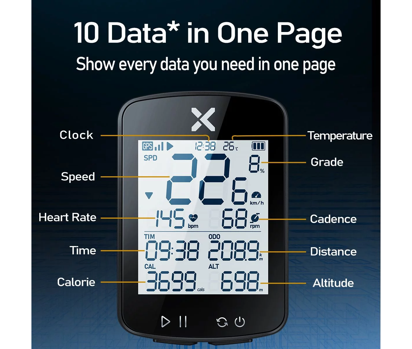 Xoss G+ V2 GPS Cycling Computer