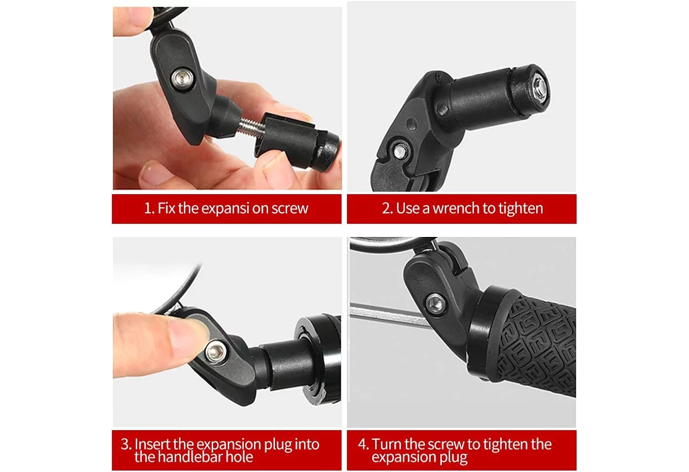 Fluir Bicycle Handlebar Bar End Mirror