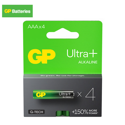 GP Batteries AAA Ultra+ Alkaline 4 pack