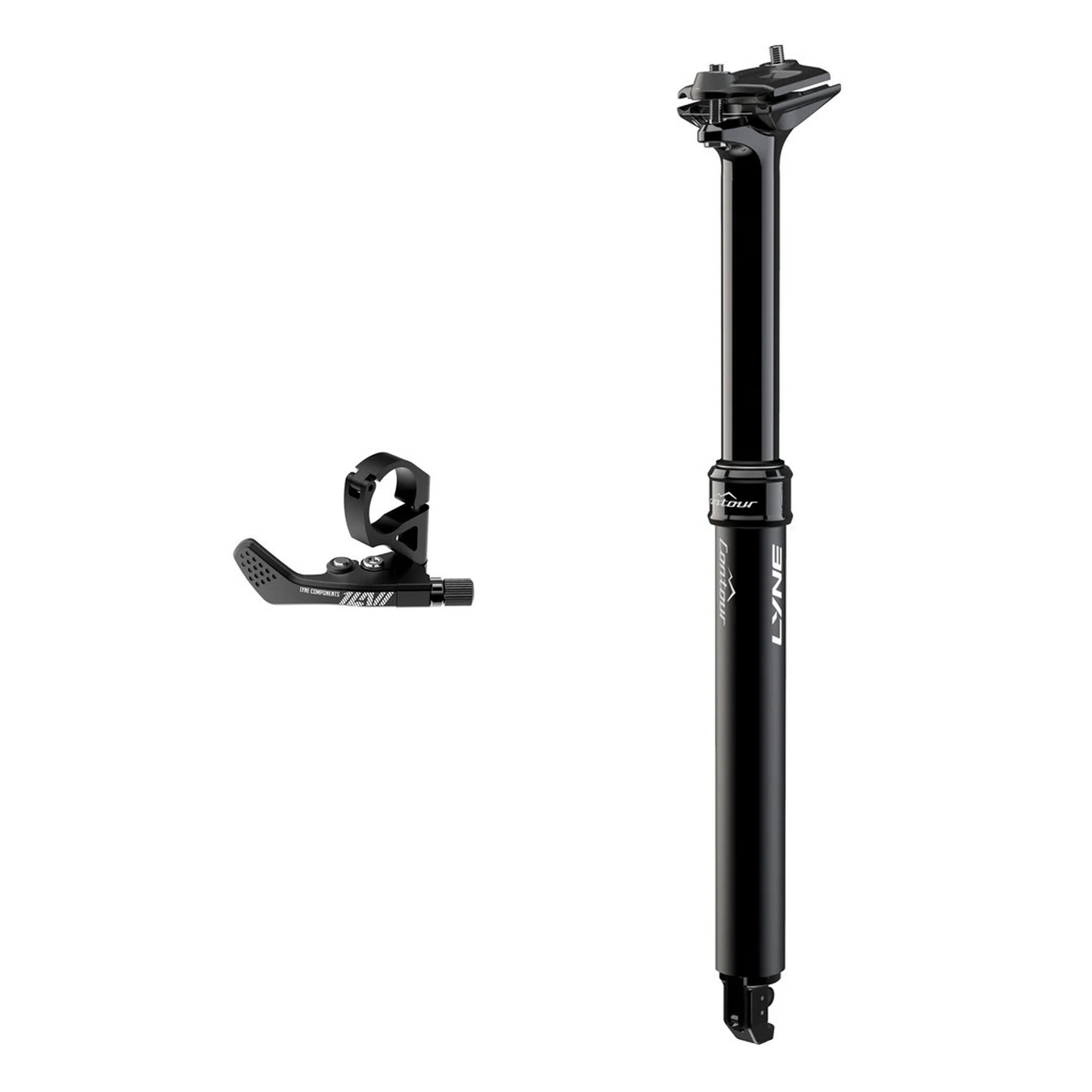 Lyne Contour Dropper Post - 30.9mm x 150mm Internal V2.0 - Under Bar lever