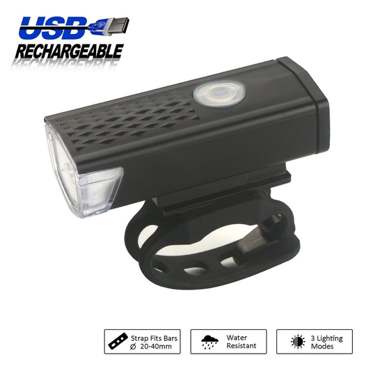 Mini USB Rechargeable Front Bicycle Light