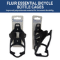 Fluir Bottle Cage Black Plastic