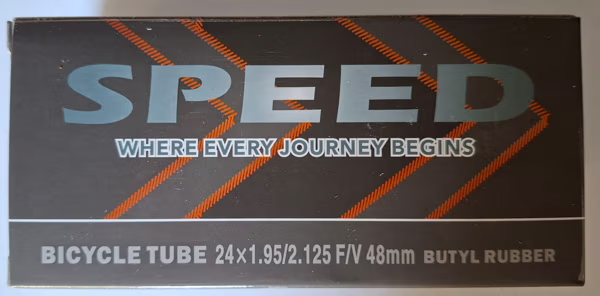 24 x 1.90/2.125 Tube FV Speed