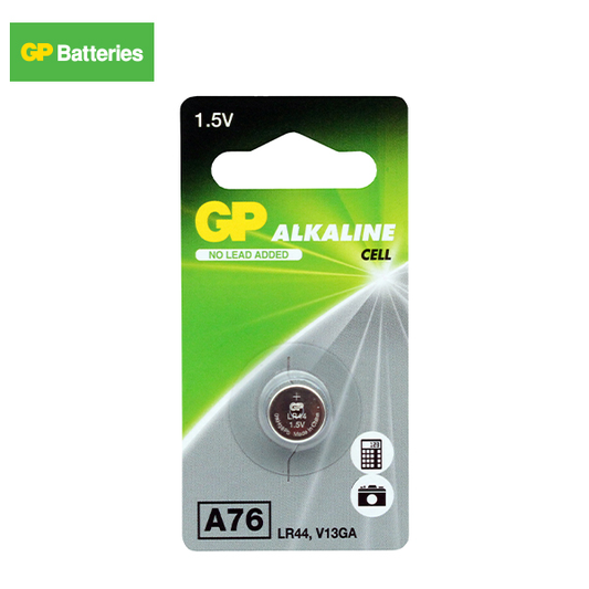 GP Battery Alkaline LR44 A76 V13GA