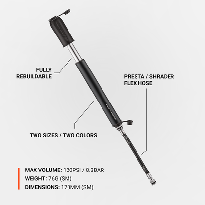 PUMP LEZYNE SPORT DRIVE HP S BLACK