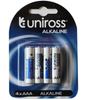 Uniross Battery Alkaline AA 4pack