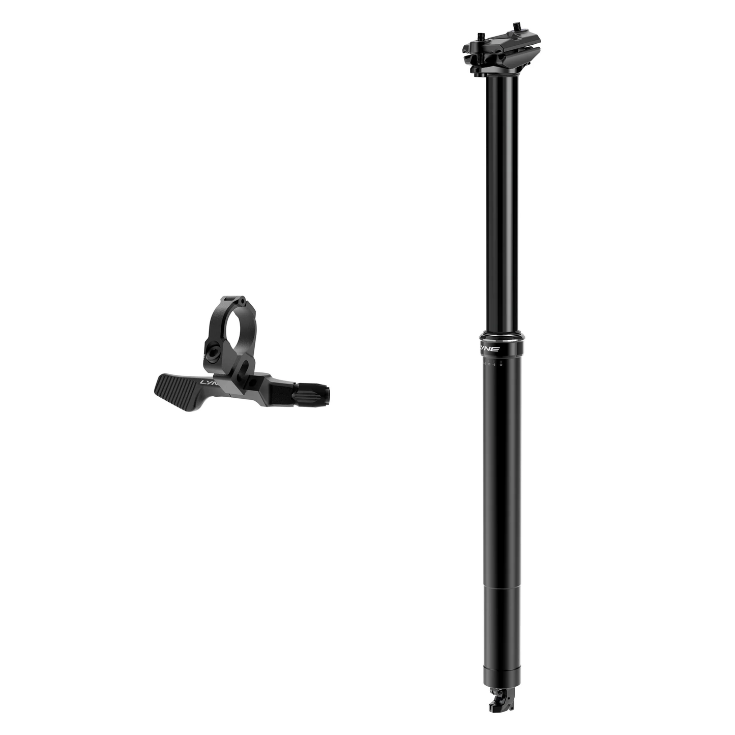 Lyne Contour Dropper Post - 27.2mm x 125mm Internal V3.0 - Under Bar lever