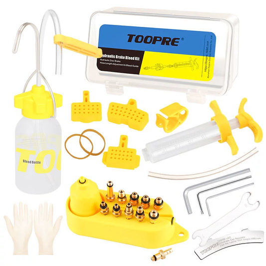 Toopre Premium Disc Brake Bleed Kit with Brass Connectors