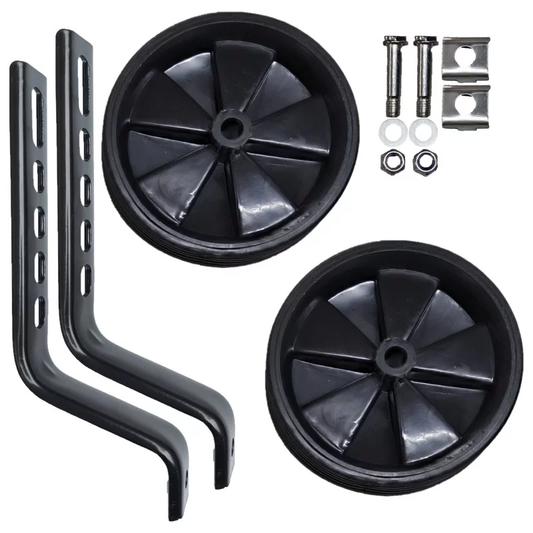 Fluir Training Wheels 12 to 20inch Black