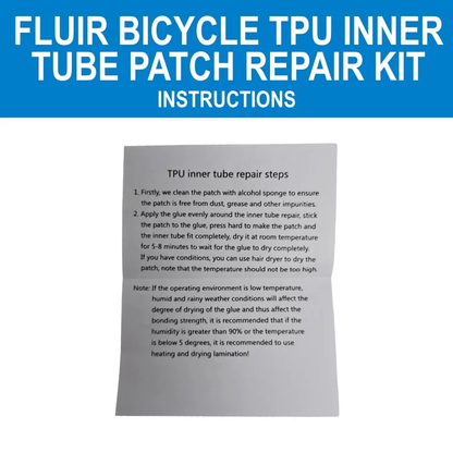 Fluir Bicycle TPU Tube Repair Patch Kit